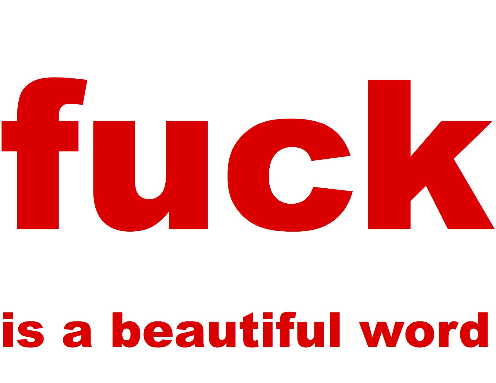 is a beautiful word